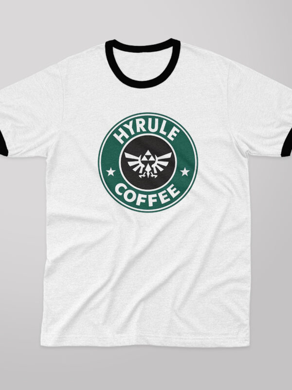 Hyrule Coffee | Camiseta borde negro | Zelda