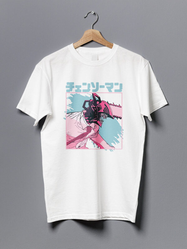 Denji | Camiseta blanca | Chainsaw Man