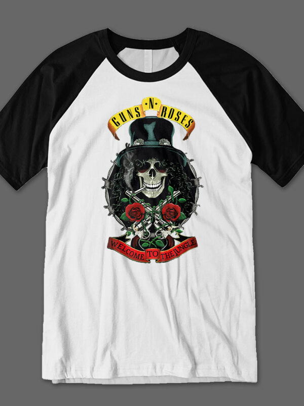 Guns and Roses WTTJ | Camiseta manga negra