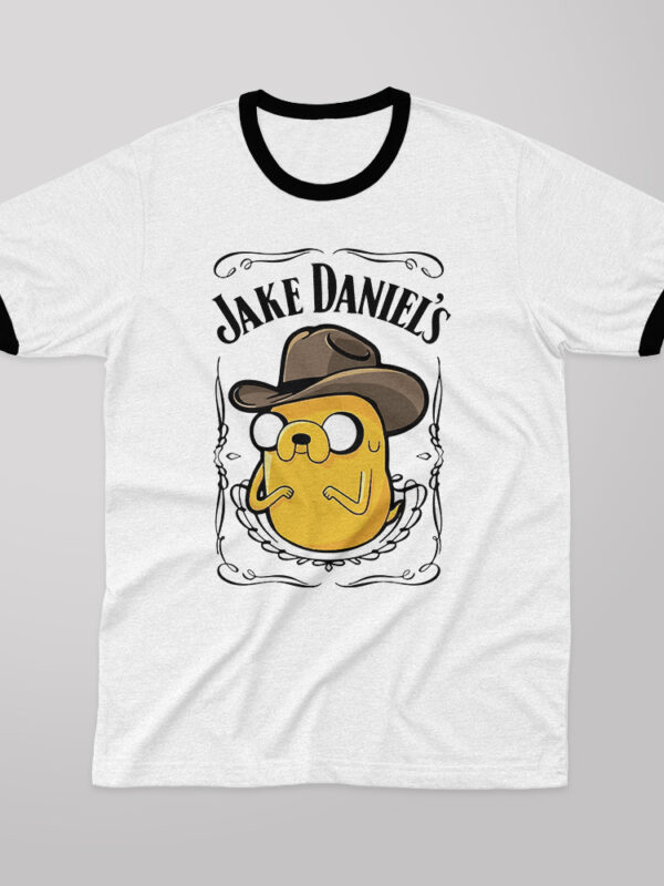 Jake Daniels | Camiseta borde negro | Hora de aventura