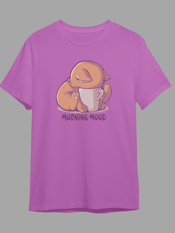 Morning Mood Cat | Violeta pastel