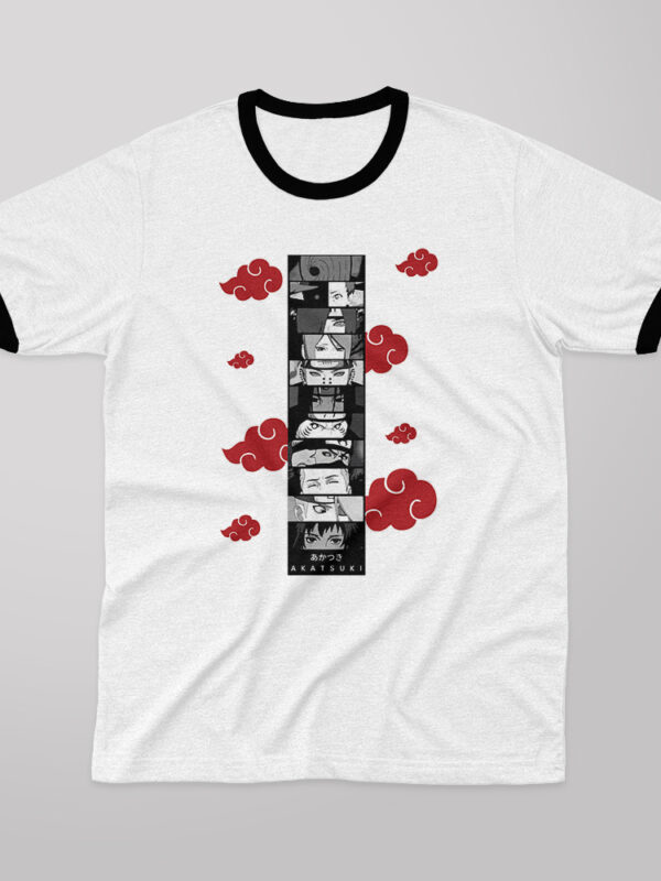 Akatsuki Photos | Camiseta borde negro | Naruto