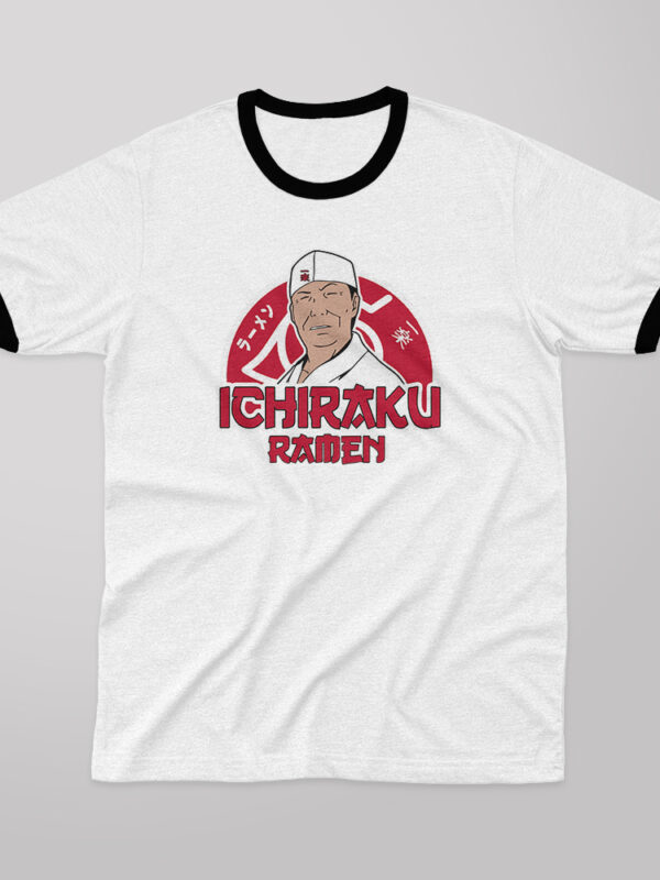 Ichiraku Ramen | Camiseta borde negro | Naruto