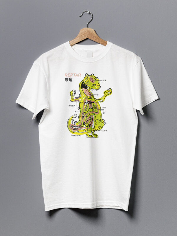 Anatomía de Reptar | Camiseta blanca | Rugrats
