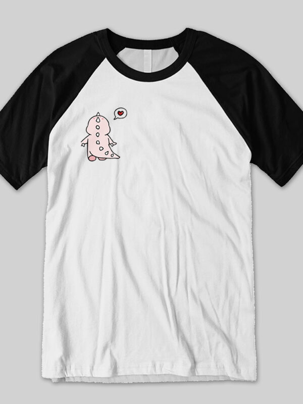 Dino love rosa | Camiseta para DUOS | Parejas