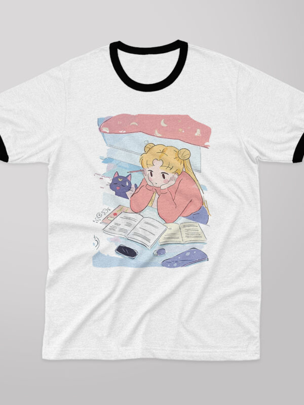 Sailor Study | Camiseta borde negro | Sailor moon