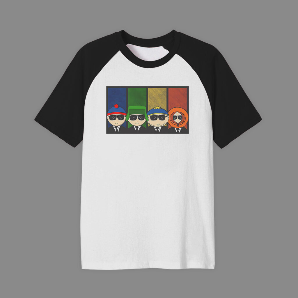 South Park MIB | Camiseta manga negra