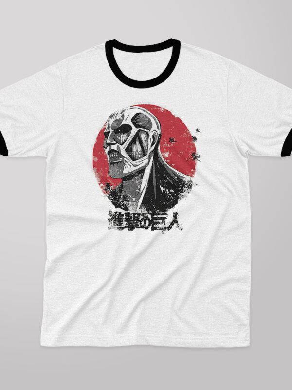 Titan Colosal | Camiseta borde negro | Shingeki no Kyojin