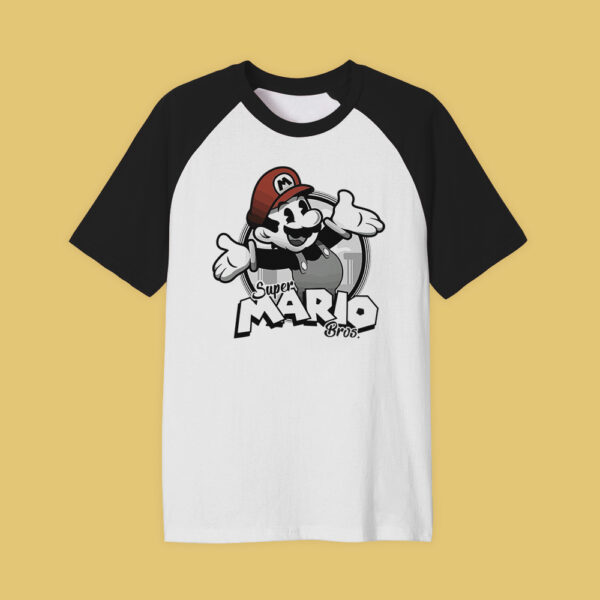 Clasic Mario | Camiseta manga negra | Mario Bros.