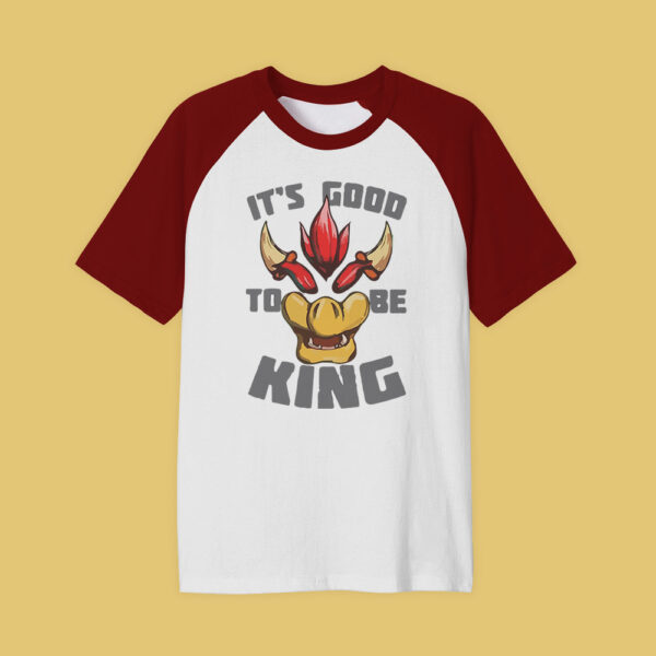 King Bowser | Camiseta manga color | Mario Bros.