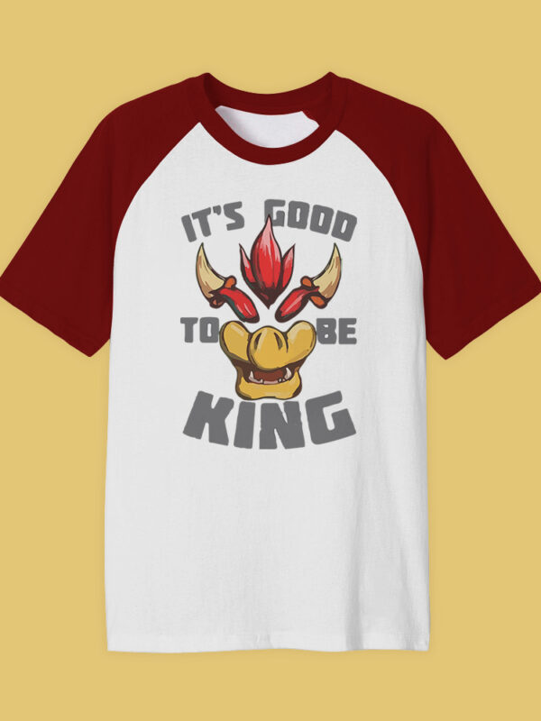King Bowser | Camiseta manga color | Mario Bros.