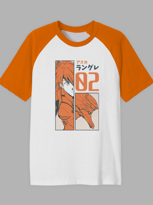 Azuka Orange | Camiseta manga color | Evangelion