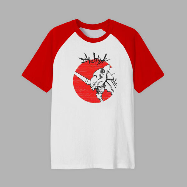 Eva red | Camiseta manga color | Evangelion