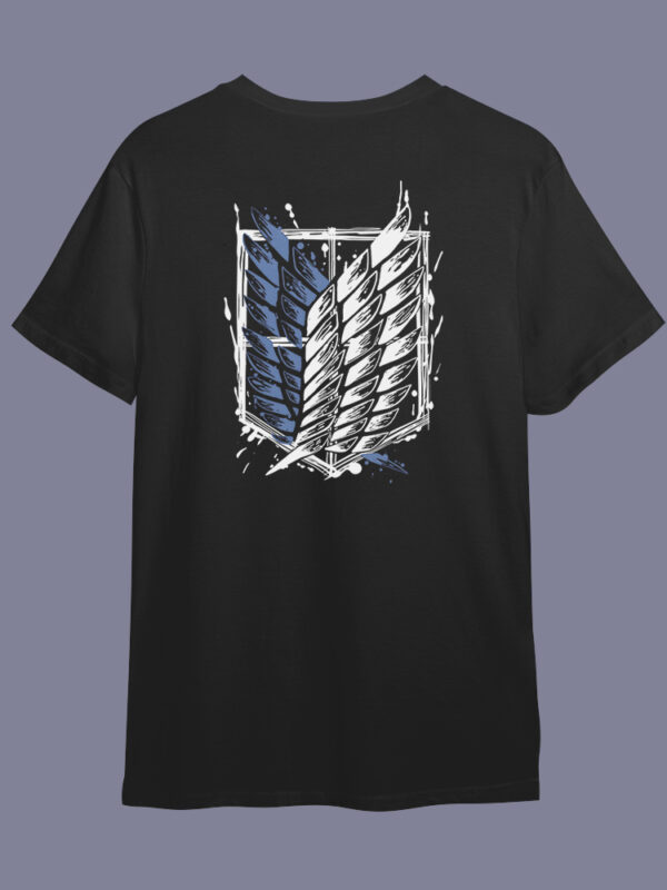 Exploradores | Camiseta negra | Shingeki no Kyojin