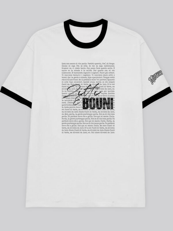 Zitti e bouni Lyrics | Camiseta bordes negros