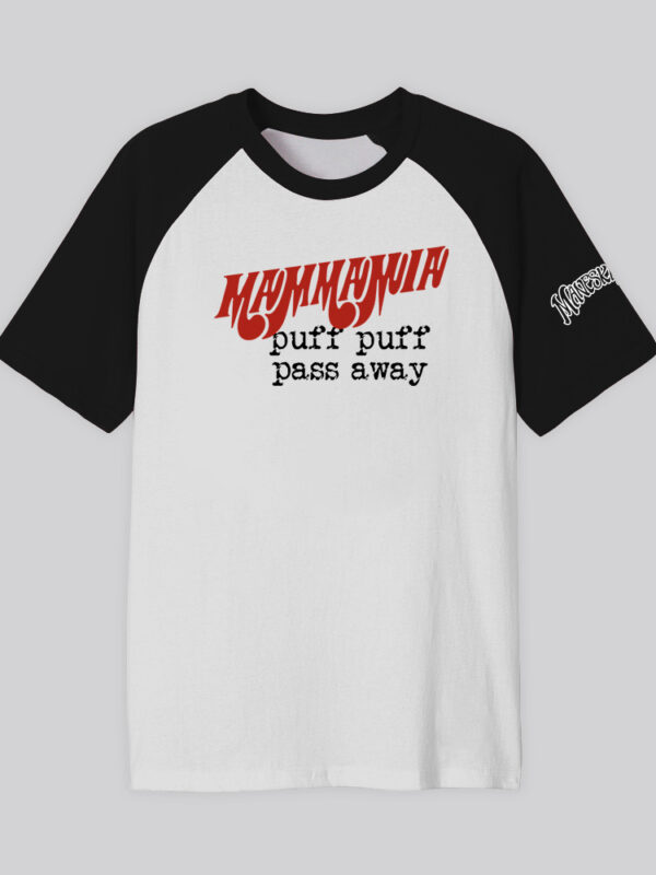 Mammamia | Camiseta manga negra