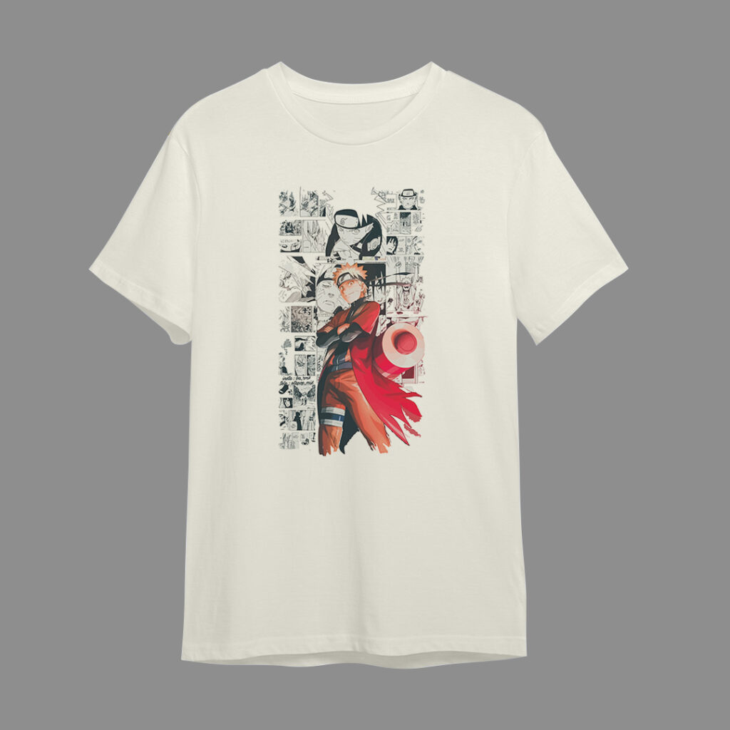 Naruto manga | Camiseta blanca | Naruto