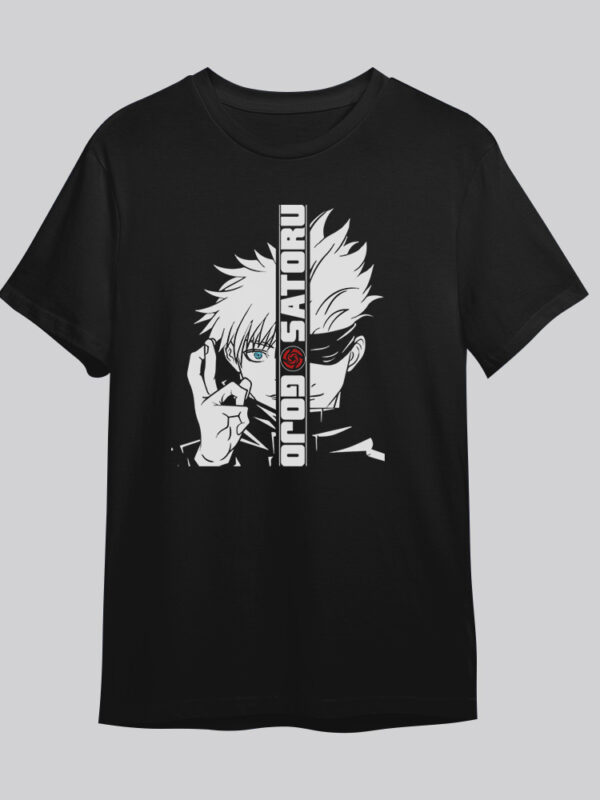 Gojo Satoru duo | Camiseta negra | Jujutsu Kaisen