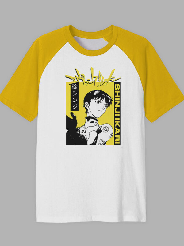 Shinji Yellow | Camiseta manga color | Evangelion