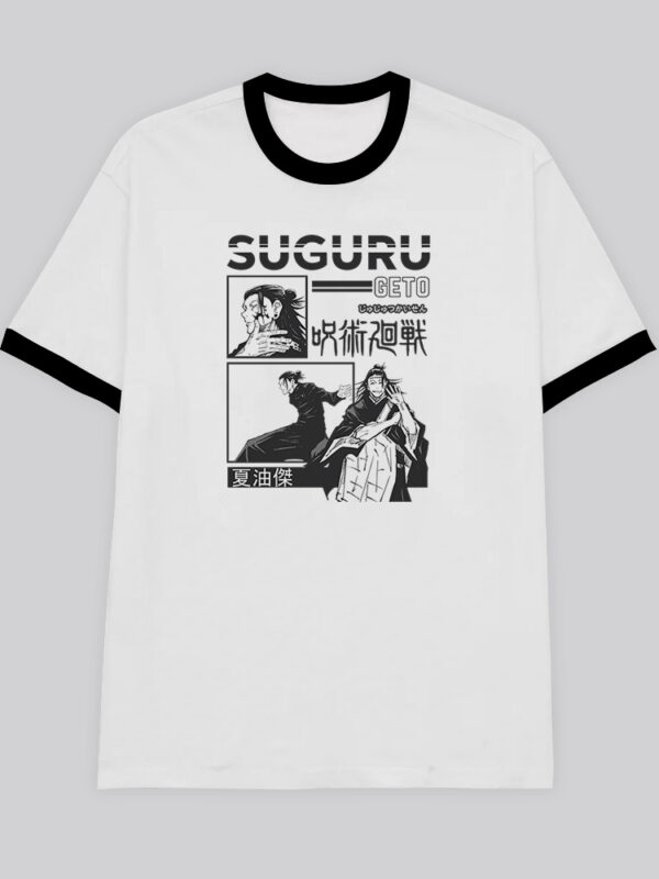 Suguru Geto | Camiseta borde negro | Jujutsu Kaisen