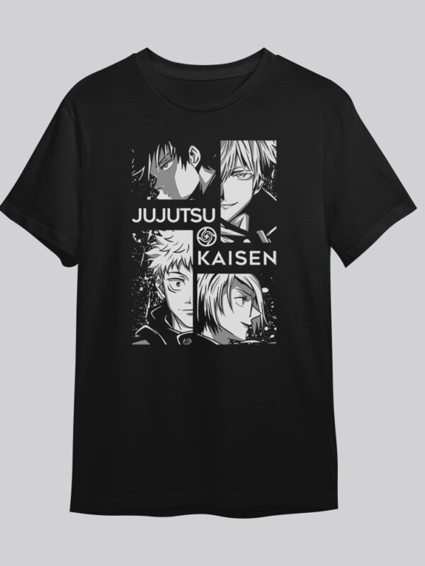 Equipo de primer año | Camiseta negra | Jujutsu Kaisen