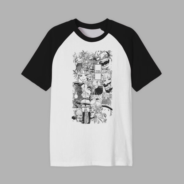 Himiko Toga Manga | Camiseta manga negra | Boku no hero academia