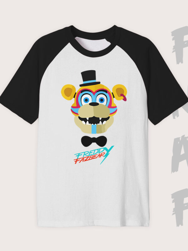 Freddy Fazzbear | Camiseta manga negra | Five Nights at Freddy's