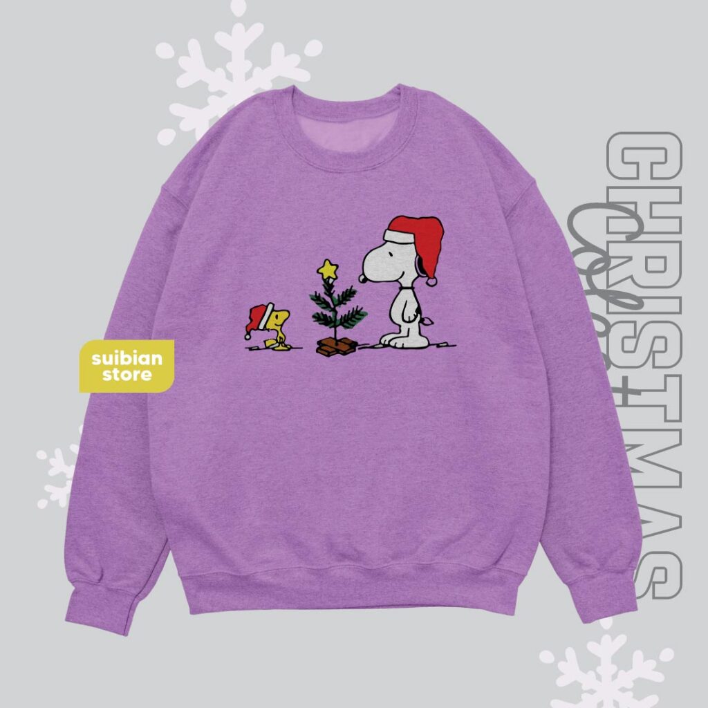 Snoopy Christmas | Suéter Lila | Navidad