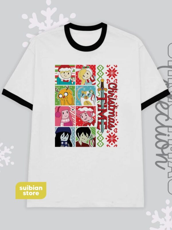 Christmas Time | Camiseta bordes negros | Navidad