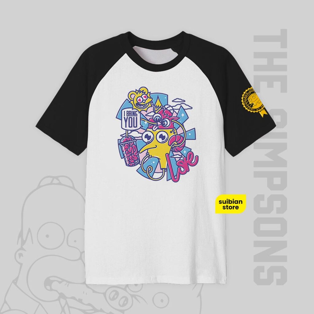 Love Juice| Camiseta amarilla | Los Simpsons - Imagen 2