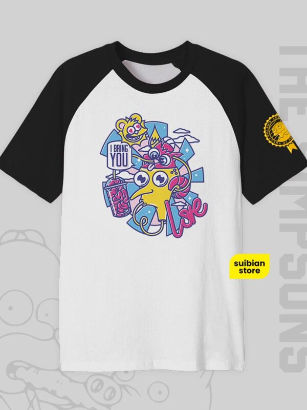 Love Juice| Camiseta amarilla | Los Simpsons