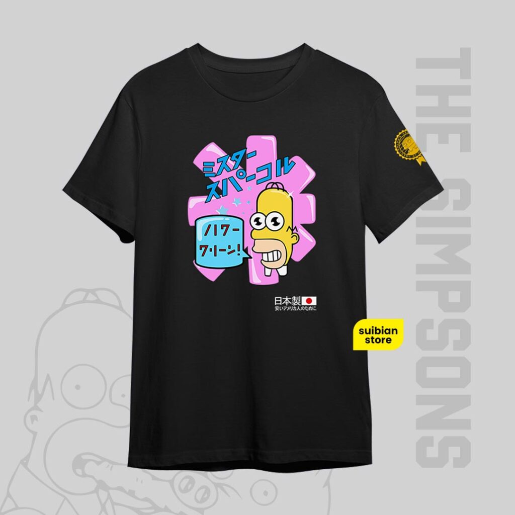 Made in Japan Homero | Camiseta turquesa | Los Simpsons - Imagen 2