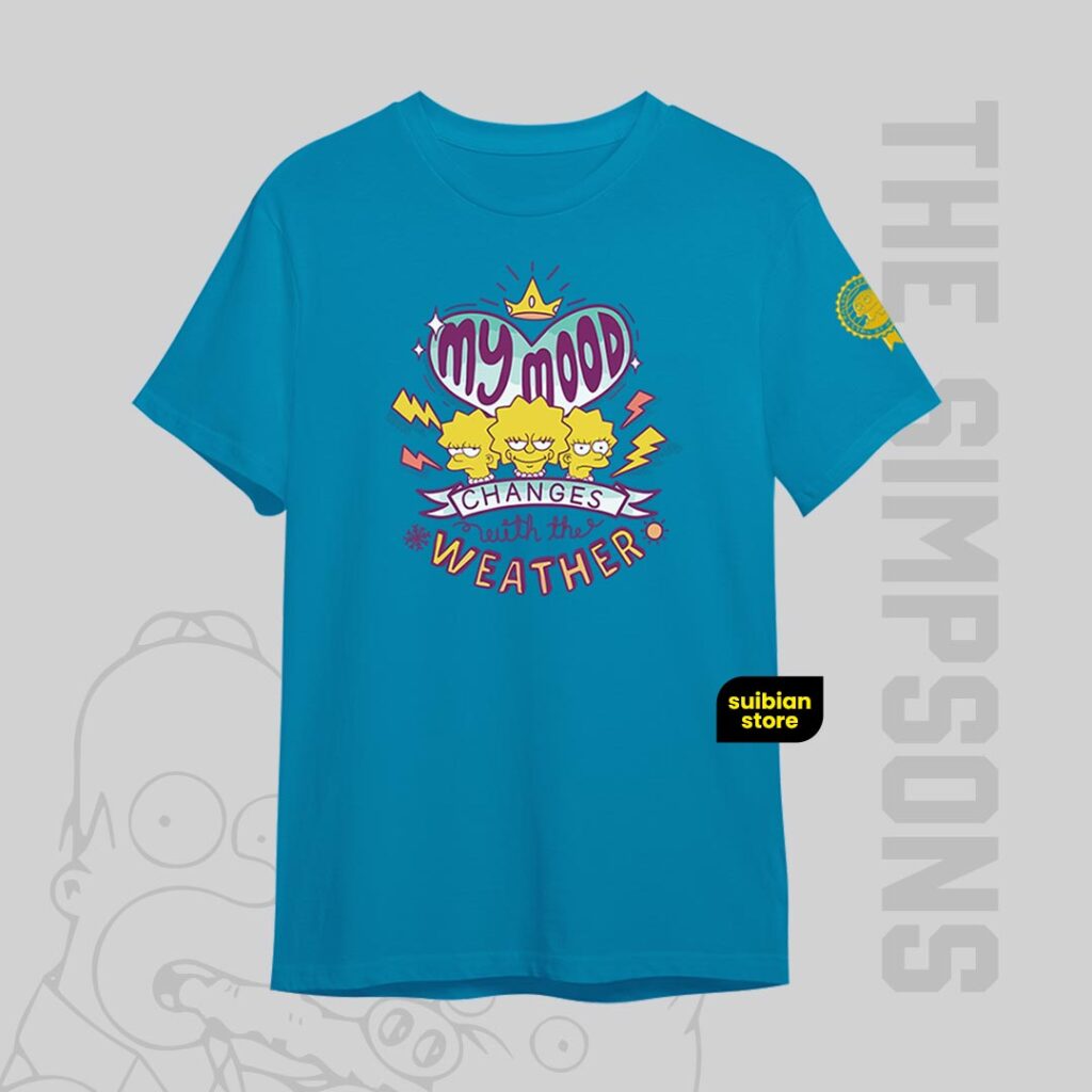 Lisa Moods | Camiseta violeta pastel | Los Simpsons - Imagen 2