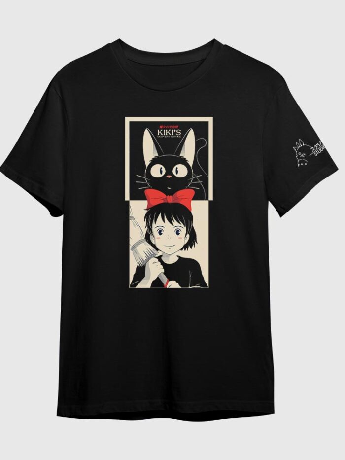 Kiki | Camiseta azul oscuro | Ghibli