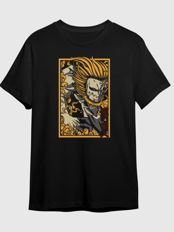 Titan mandíbula | Camiseta negra | Shingeki no Kyojin