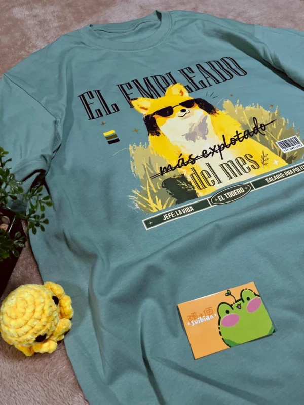 El empleado del mes | Camiseta verde invierno | Chambeadores