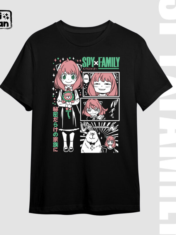 Moods of Anya | Camiseta negra | Spy x Family