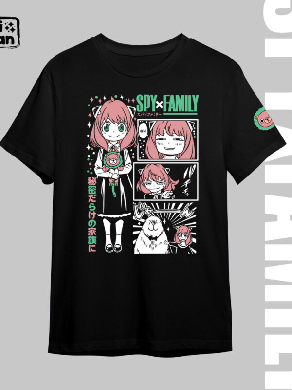 Moods of Anya | Camiseta negra | Spy x Family