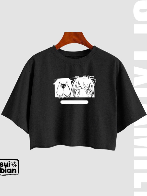 Eyes | Croptop negro | Spy x Family