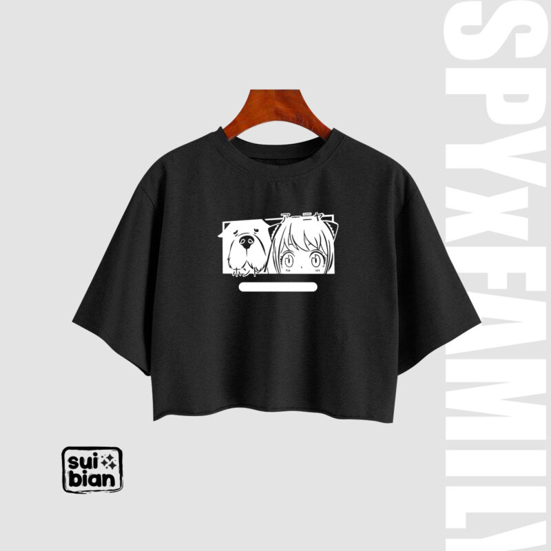 Eyes | Croptop negro | Spy x Family