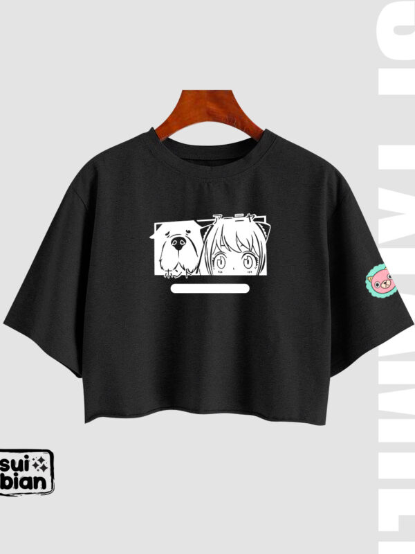 Eyes | Croptop negro | Spy x Family