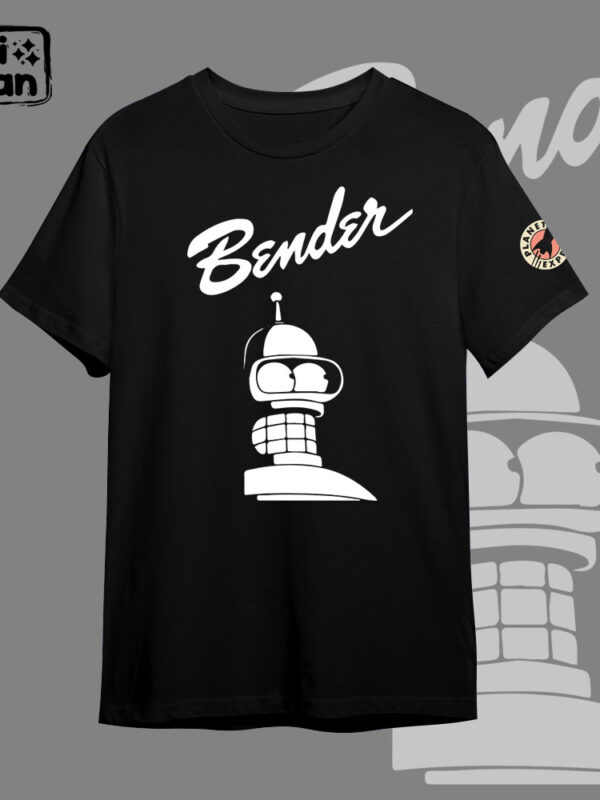 Bender | Camiseta negra | Futurama