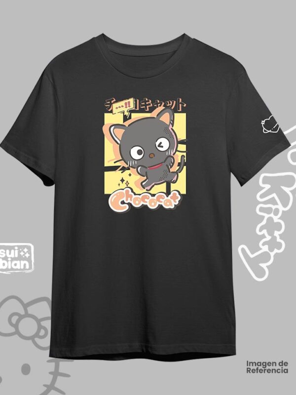 Chococat | Camiseta negra | Sanrio