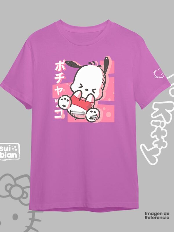 Pochaco | Camiseta violeta pastel | Sanrio