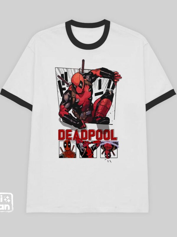 Comic | Camiseta borde negro | Deadpool