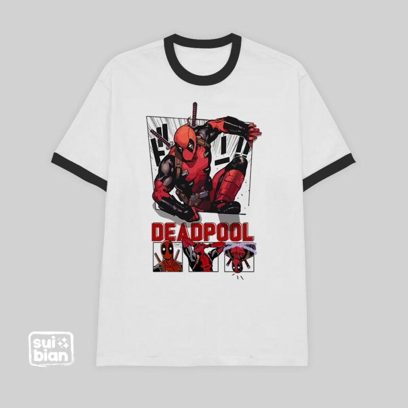 Comic | Camiseta borde negro | Deadpool