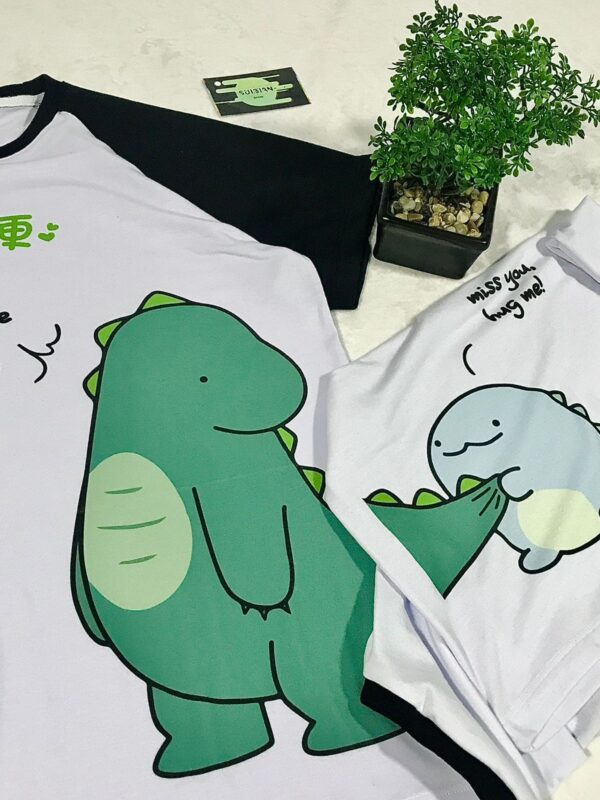Dino peque | Camiseta para DUOS | Parejas