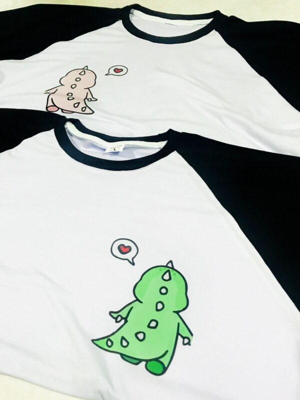 Dino love verde | Camiseta para DUOS | Parejas