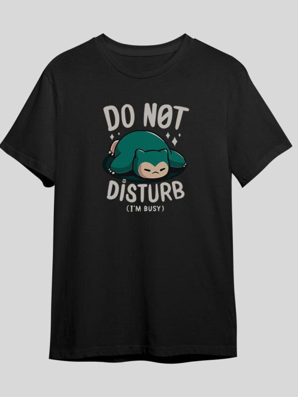 Snorlax | Camiseta negra | Pokemon