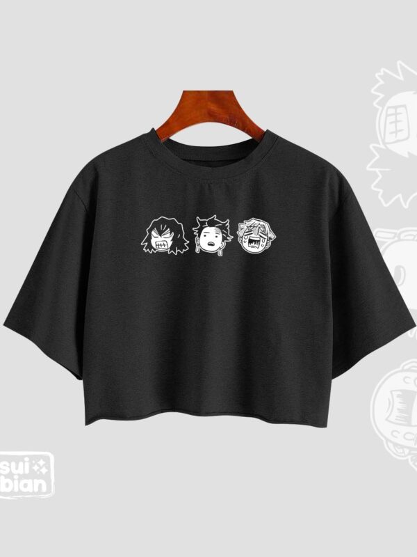 Faces meme | Croptop oversize negro | Kimetsu no Yaiba